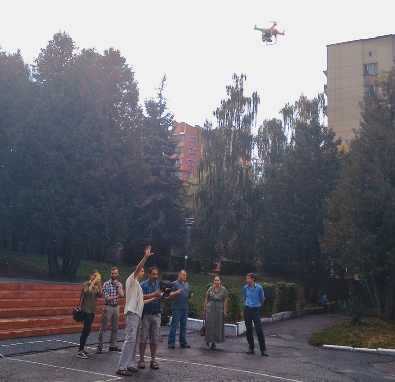 Українські технічні досягнення демонструють гості із ТНТУ імені І. Пулюя – Олег Назаревич, Юрій Лещишин, Володимир Наконечний